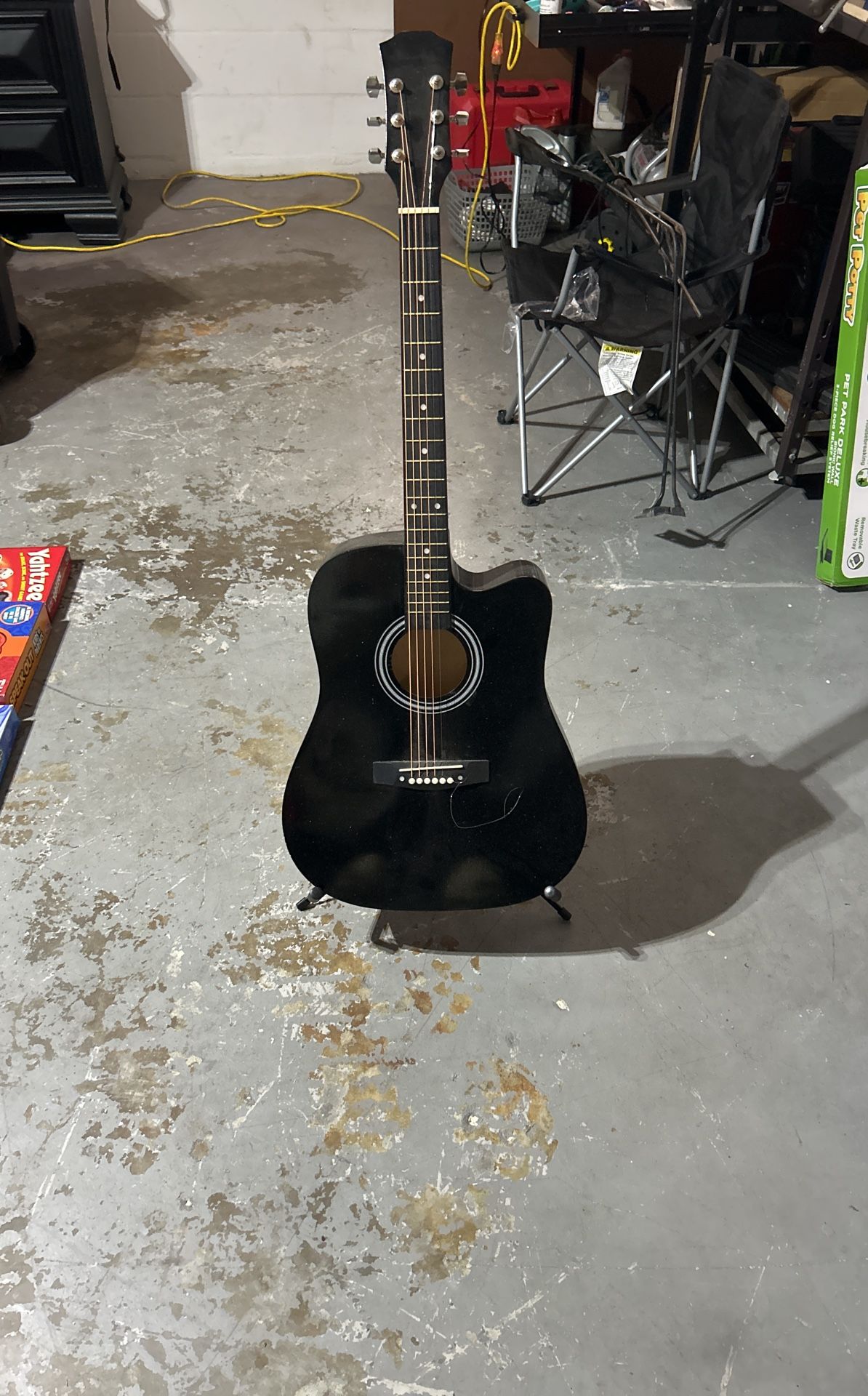 Guitar With Stand