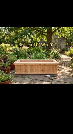 36" Cedar Window/Deck Rail Planter