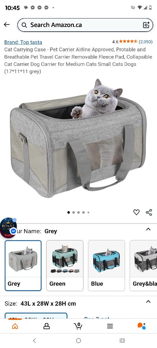 Cat Carrier Brand-new