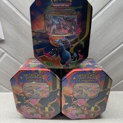 Pokemon Mega Charizard Tins
