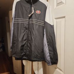 49ers rain  Windbreaker