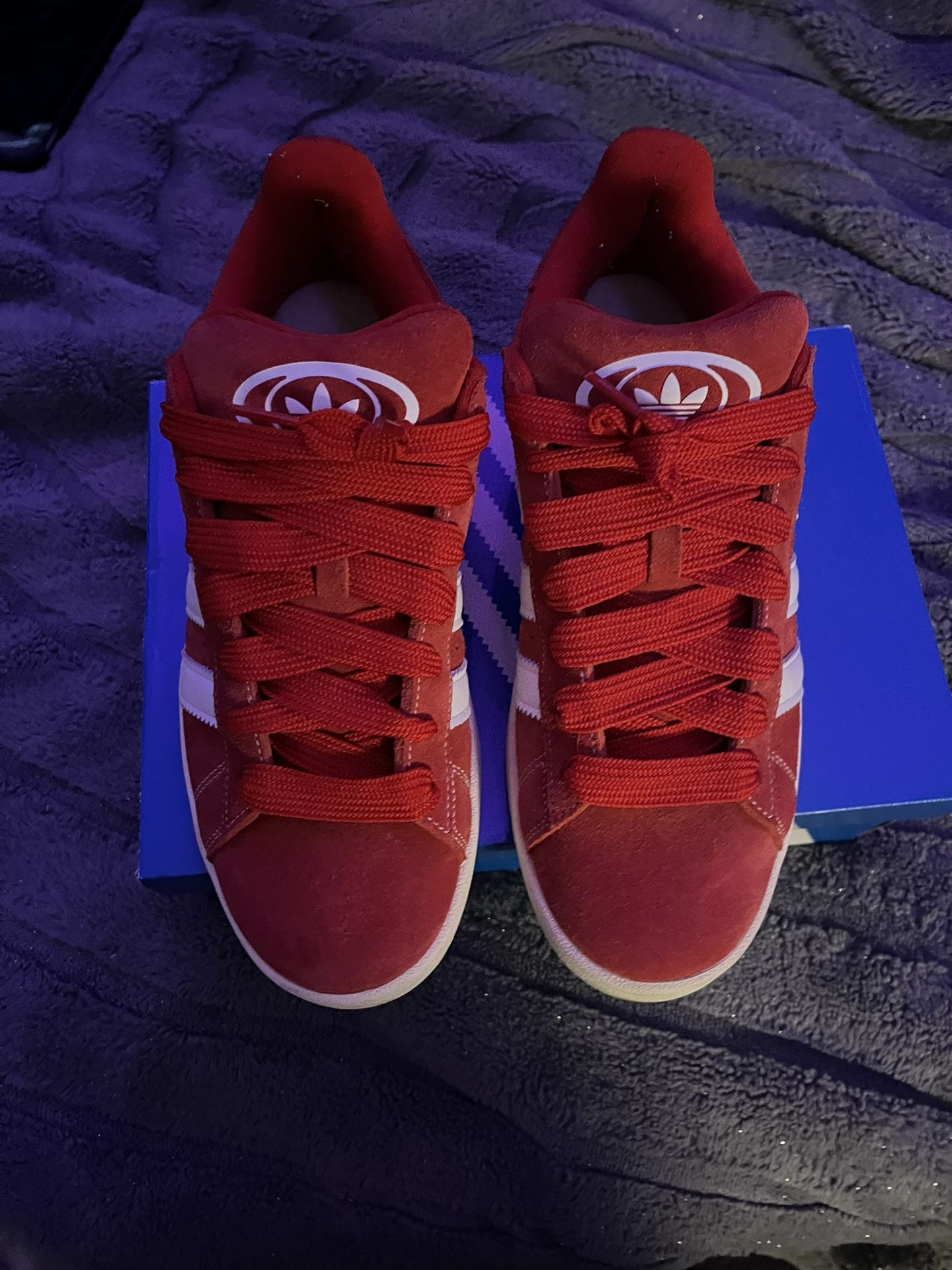 Red Adidas Canvases