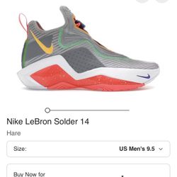 Nike LeBron Solder 14 in really good shape !