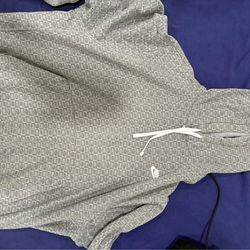 Grey and white Nike hoodie size 2xl used