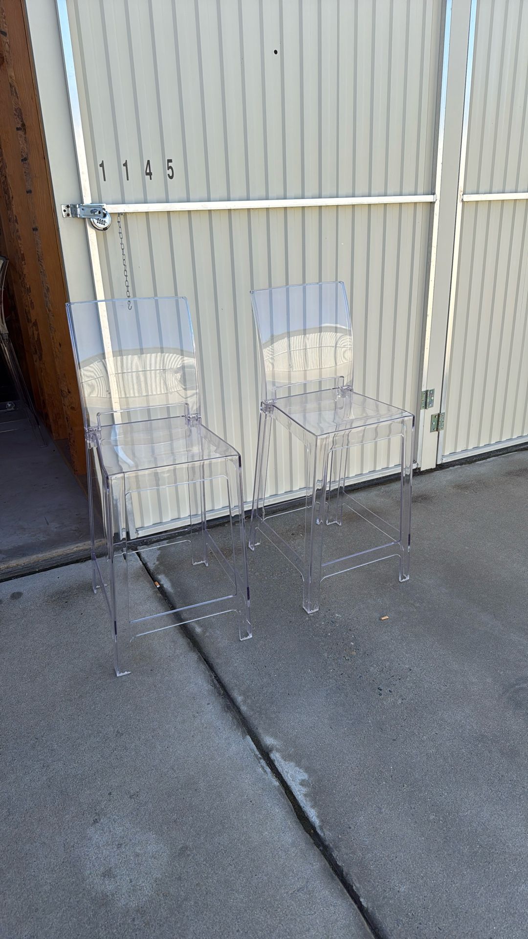 6 Acrylic Bar Stools