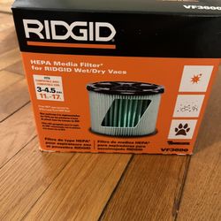 Ridges Replacement Filter For Shop Vac