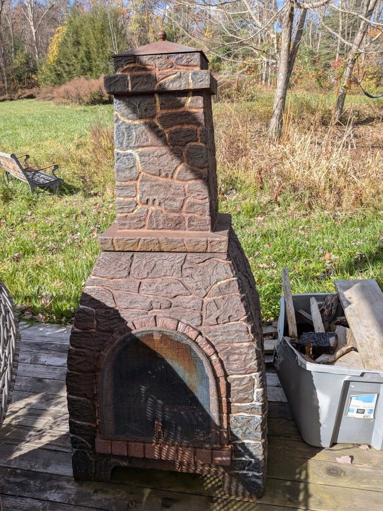 Cast Iron Outdoor Fireplace 