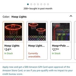 Basketball Hoop Lights Brand New