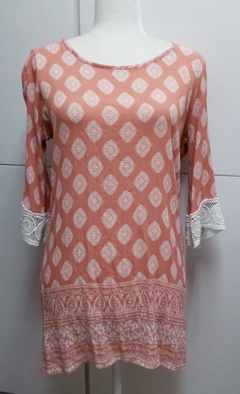 Peach Tunic Top M