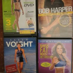 4 Exercise DVDs
