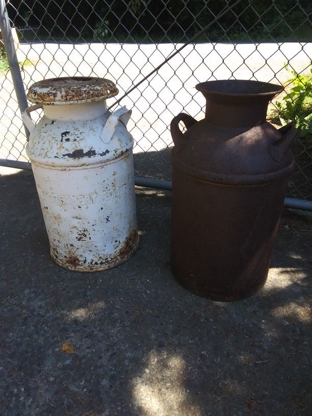 Antique Milk Cans
