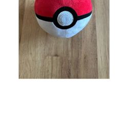 Toy Factory Pokemon 6" Plush Poke Ball Stuffed Toy Red White Black 2022