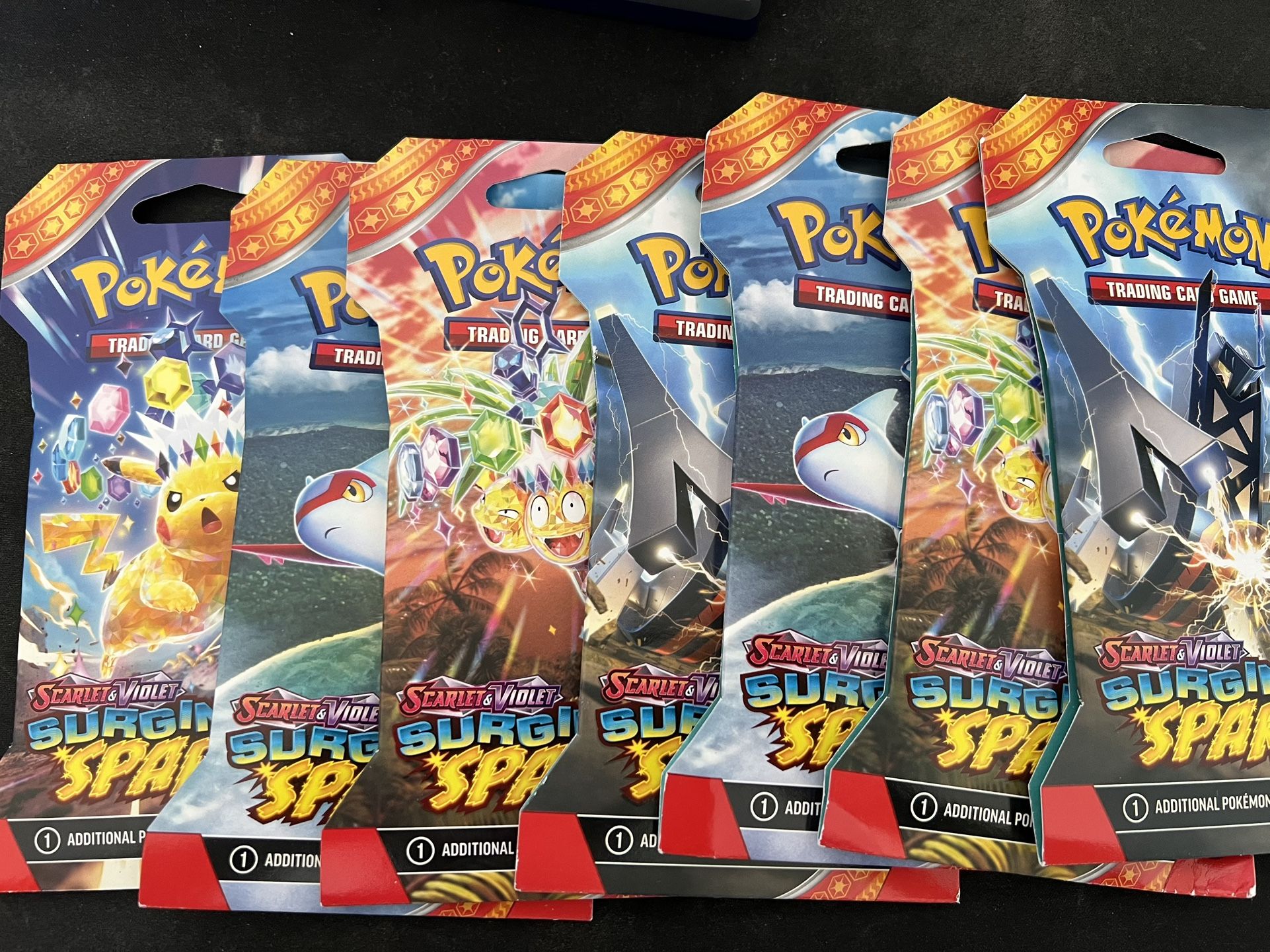 Pokémon Surging Sparks Sleeved Booster Packs