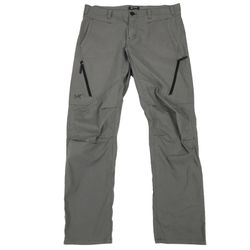 Arcteryx Stowe Pants Mens 34 Gray Trim Windbreaker Hiking Trekking Lightweight