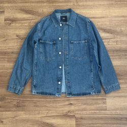 Zara Stone Wash Denim Jacket