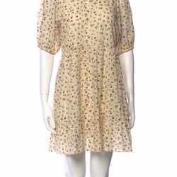 BA&SH Floral Print Mini Dress, Size XS, Mint Condition