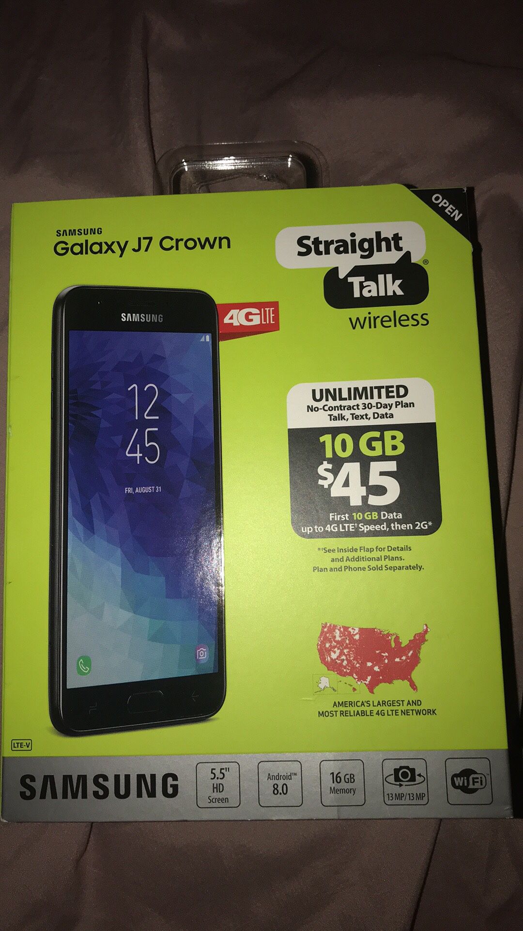 Brand new Samsung galaxy j7 crown