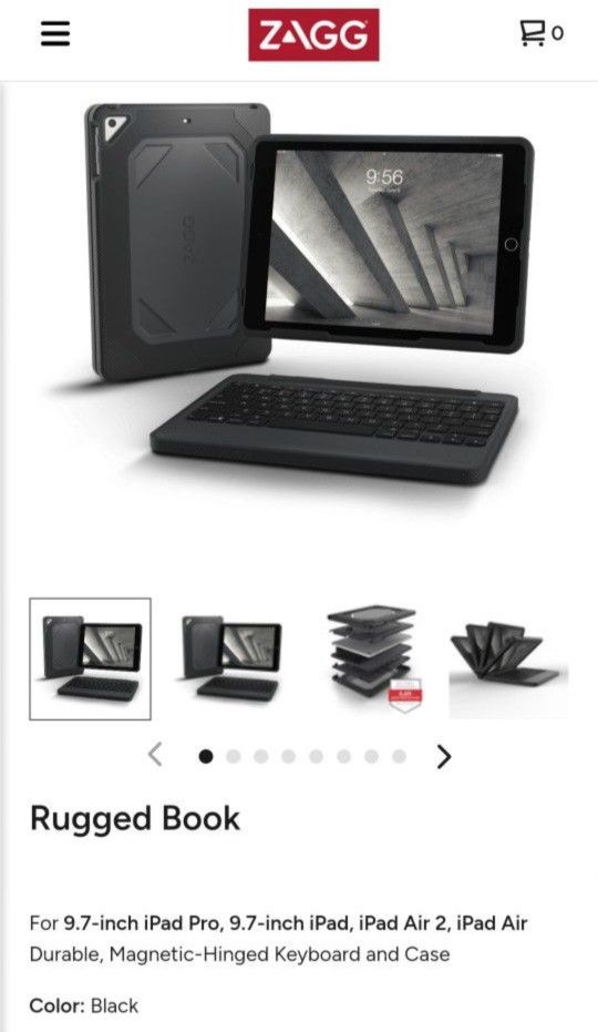 Zaag Brand Rugged Book Drop Protection Case