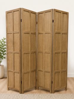 New 4-Panel Folding Privacy Screen – $39.99