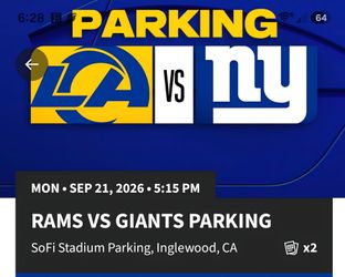 Rams/Giants Onsite Parking
