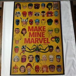 Marvel Comics - Marvel 80Th Anniversary - Group Wall Poster 22"×34" Trends Intl Framed