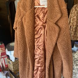 Teddy Long Cardigan Large 