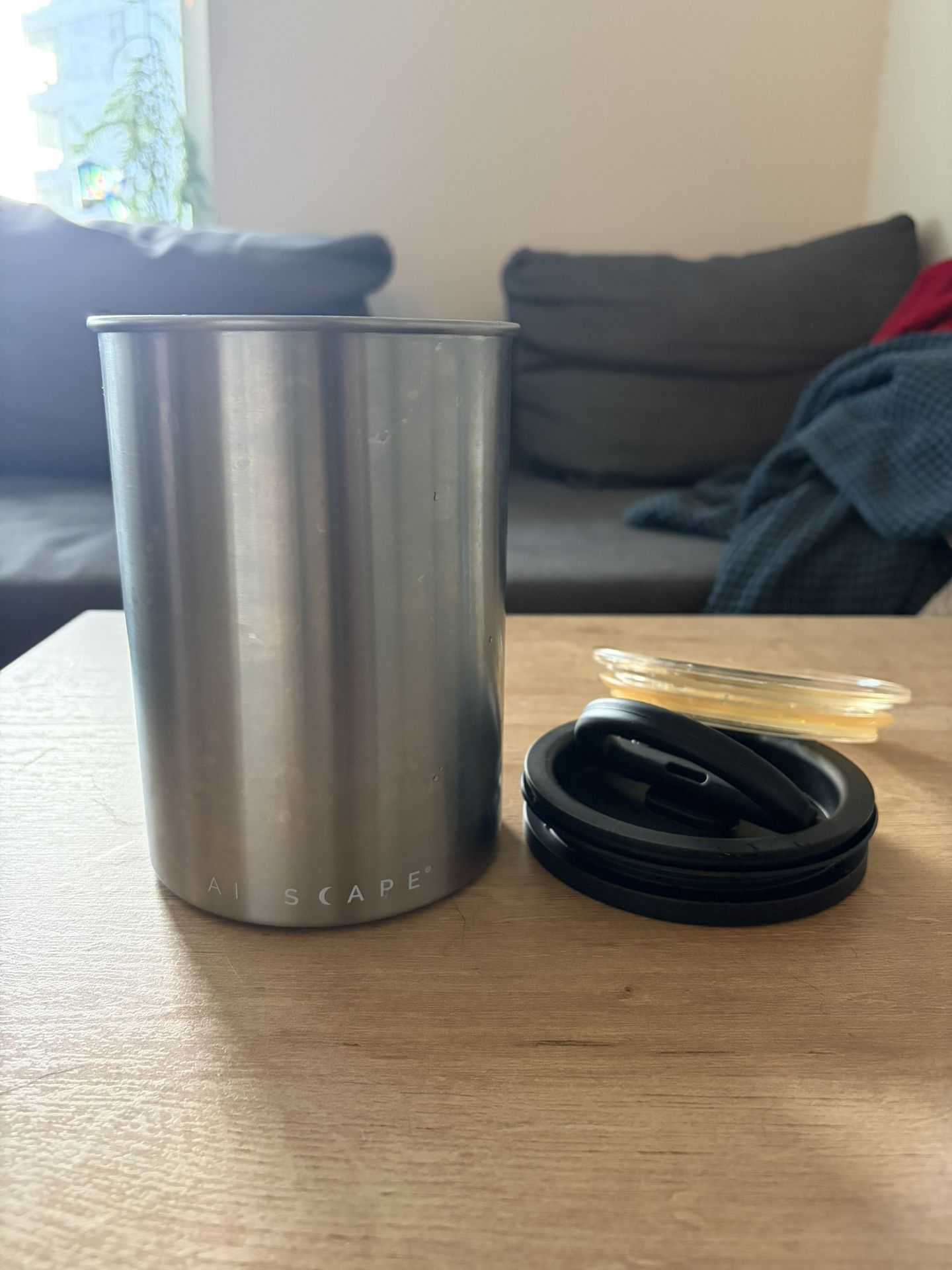 Airscape Stainless Steel Coffee Canister