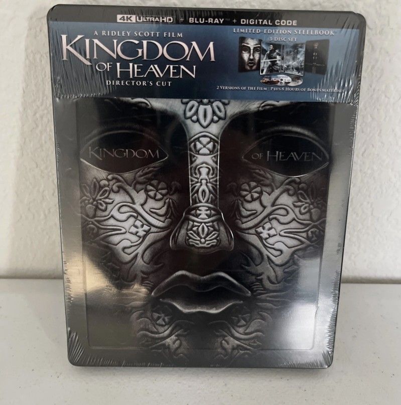Kingdom of Heaven 4K Ultra HD Blu-ray Steelbook Limited Edition Director Cut New/Sealed

