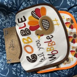 Thanksgiving Bibs NEW