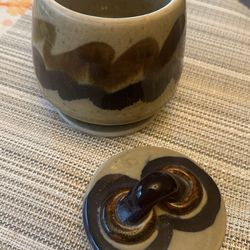 Knob lock Ceramic Container 