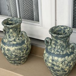 2-CERAMIC POTS / VASES   18 “H