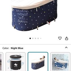 Portable Folding Bathtub