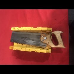 Miter Box and Saw Kit by Stanley In Smyrna Ga 30080 $12.00
