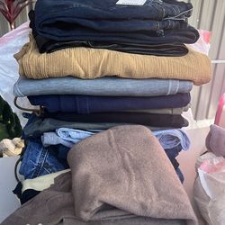 Pantalones y blusas diferentes medidas