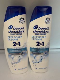 Head Shoulder Deep Scalp Cleanse 2 in 1 Shampoo 2 x $8