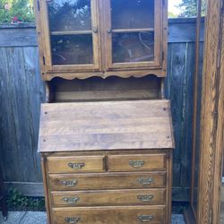 Colonial Maple Desk / Sideboard 