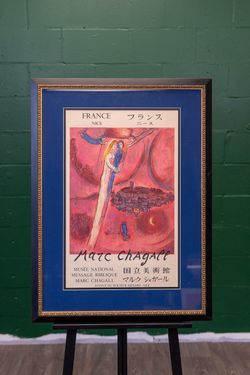 Vintage Marc Chagall Exhibition Poster - Musée National - Nice, France