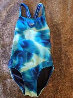 GIRLS ONE PIECE SPEEDO BATHING SUIT