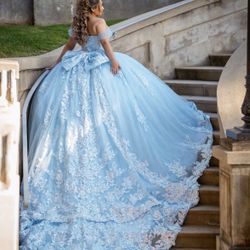Baby Blue Quince Dress 