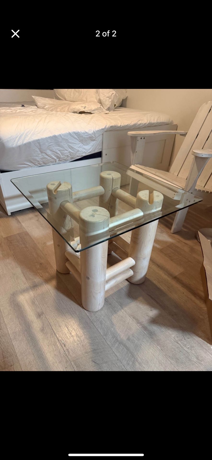 MUST GO - Glass Coffee/ End Table