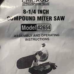 COMPOUND MITER SAW