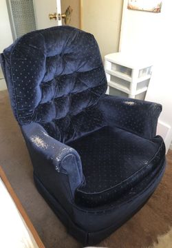 Blue Rocking Chair