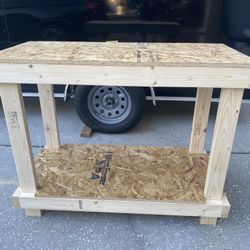 Work Bench/table 48” X 36” X 22” Deep