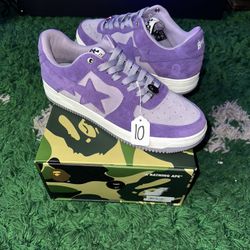 Bape Sta Purple Suede 