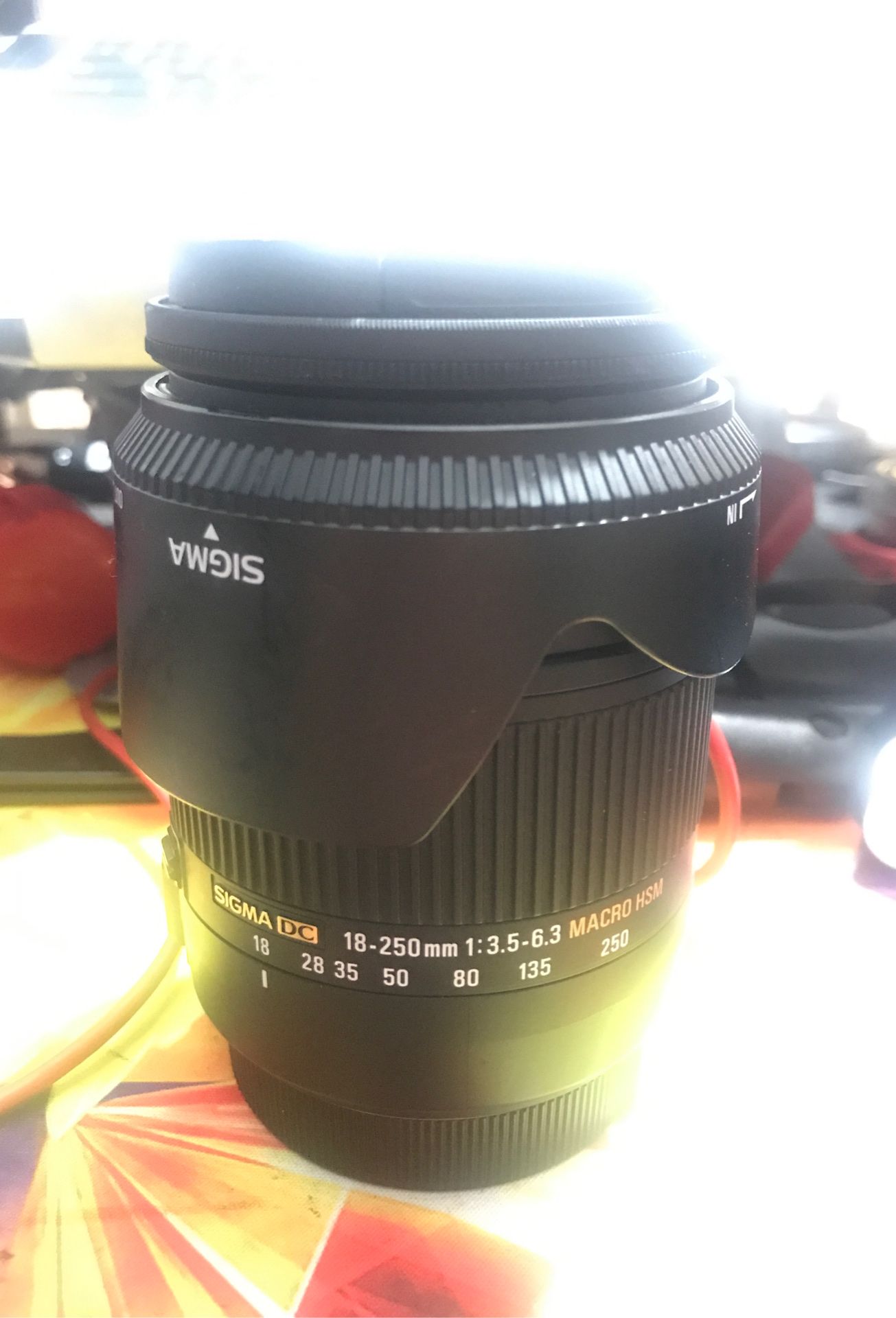 Sigma 18-250mm f.3.5-6.3 for canon Ef-Efs mount