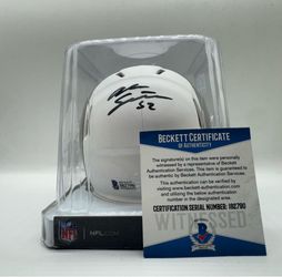 NFL Los Angeles Rams / Alec Ogletree Autographed  Mini Helmet Beckett COA