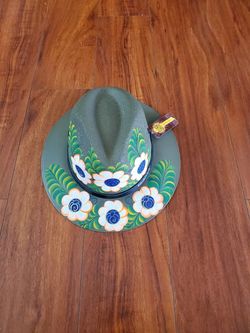 Sombrero mexicano pintado a mano