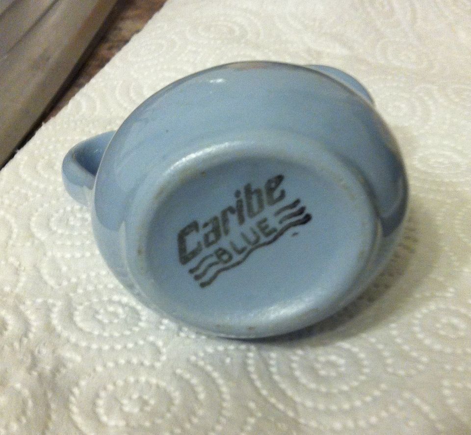 Caribe Blue MINI Pitcher/Creamer.