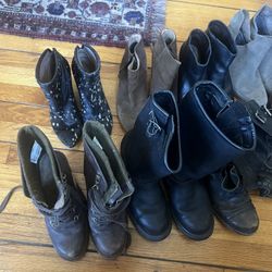 Lot Of Boots , Women’s Size 6