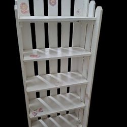 Vintage Wood Book Shelf